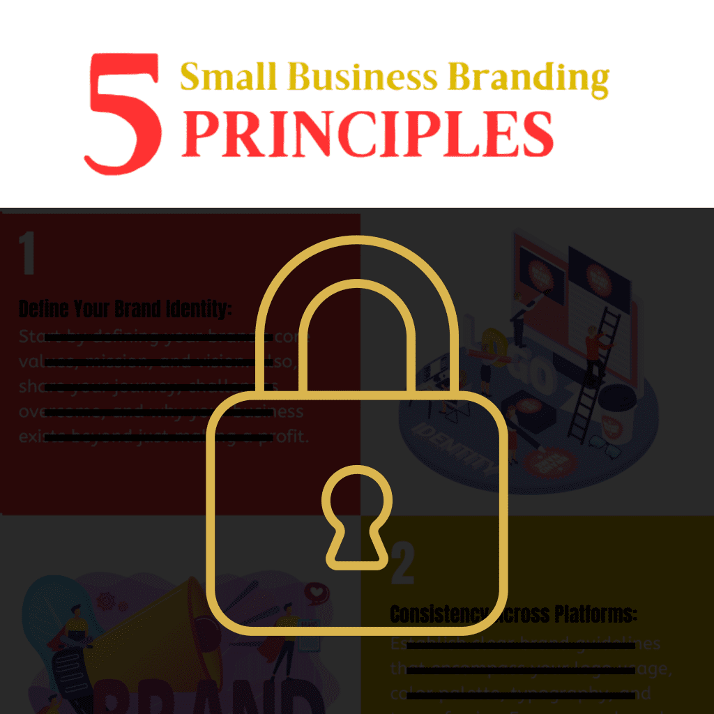 5 Small Business Branding Principles Guide With Lock