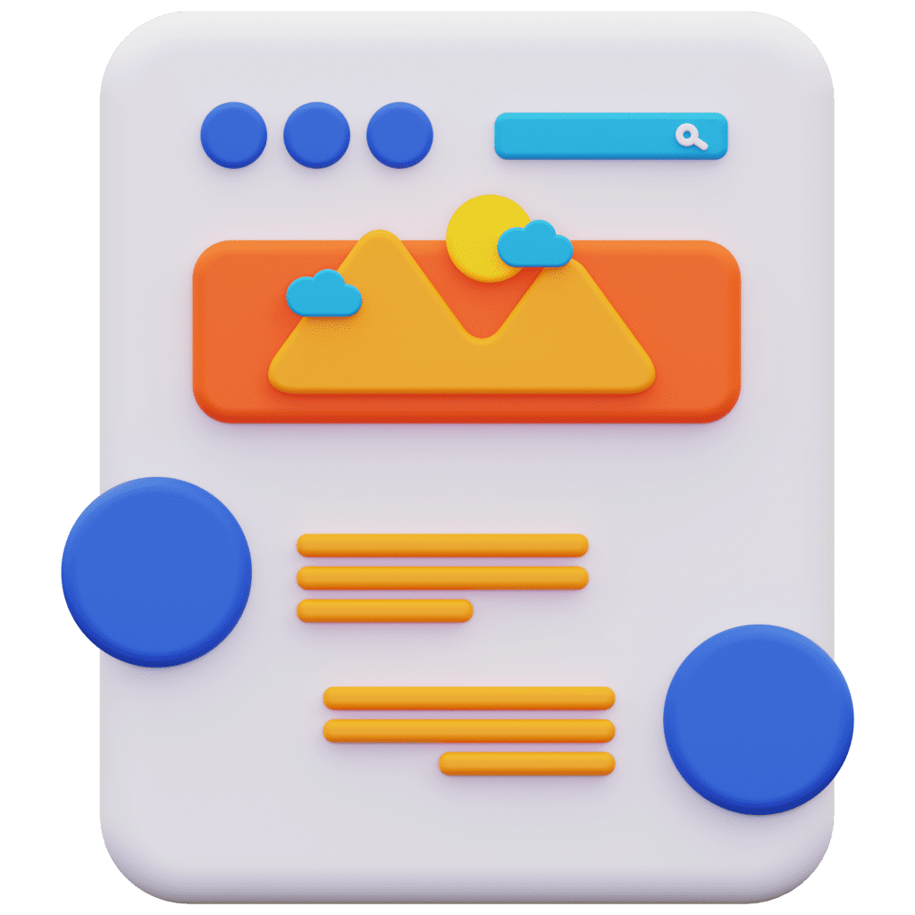 Landing page element icon